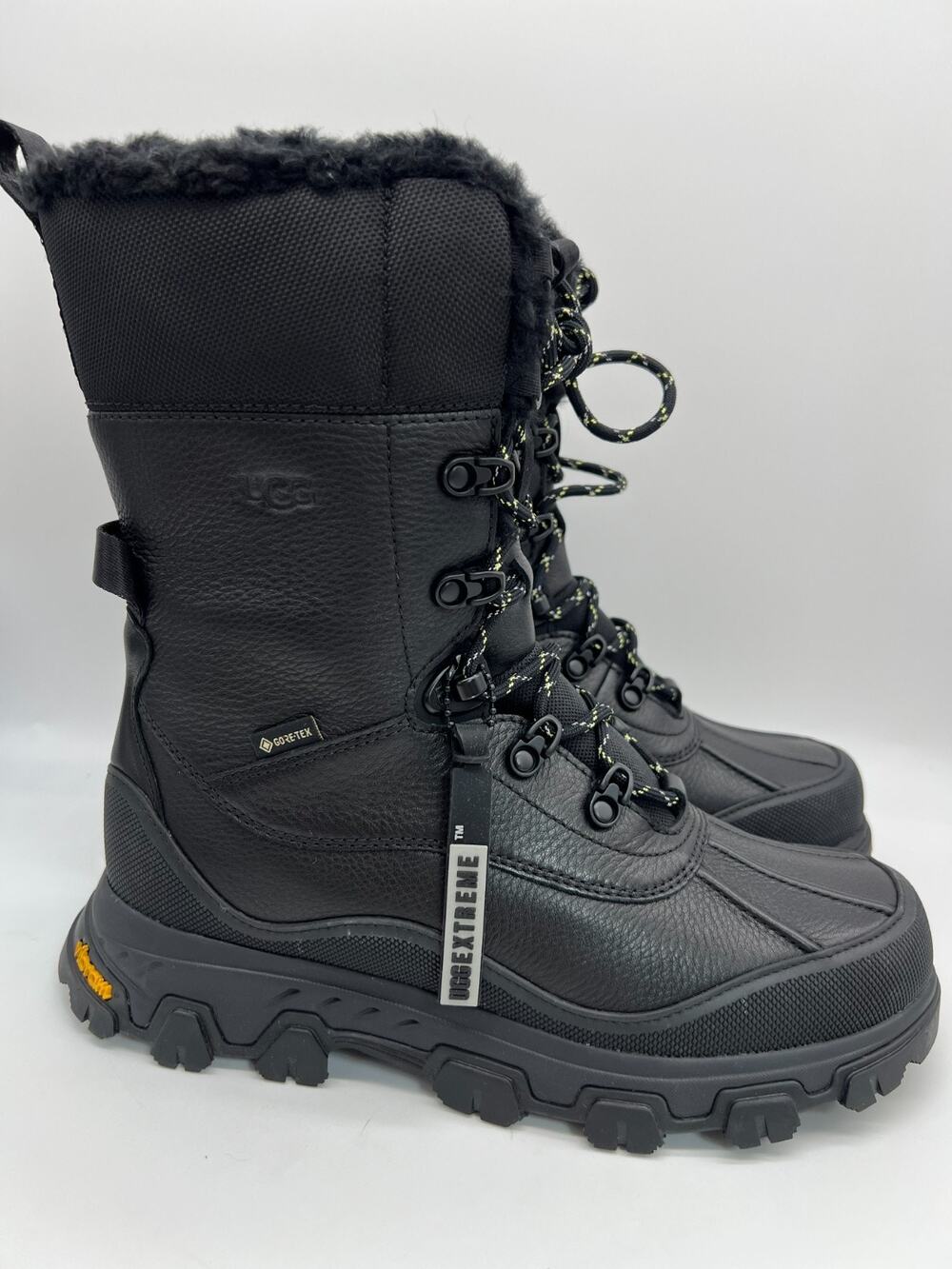 Ugg Adirondack Meridian Boot High Black Gore-Tex 1143839 Women's 8.5